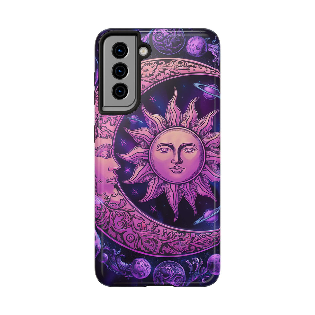 Tough Phone Cases - Purple Moon