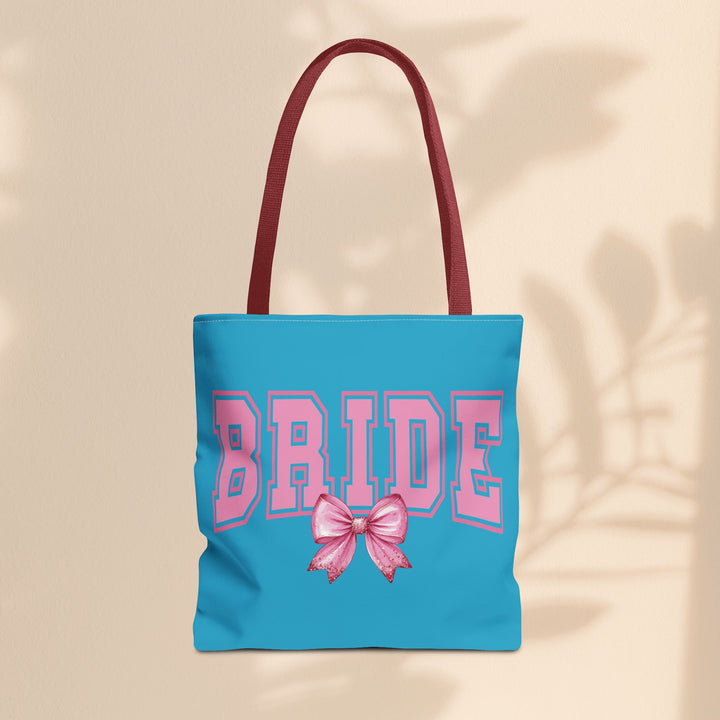 Bride Tote Bag with Bow | Bridal Shower Gift, Wedding Essentials, Bachelorette Party Accessory, Gift for Bridesmaids
