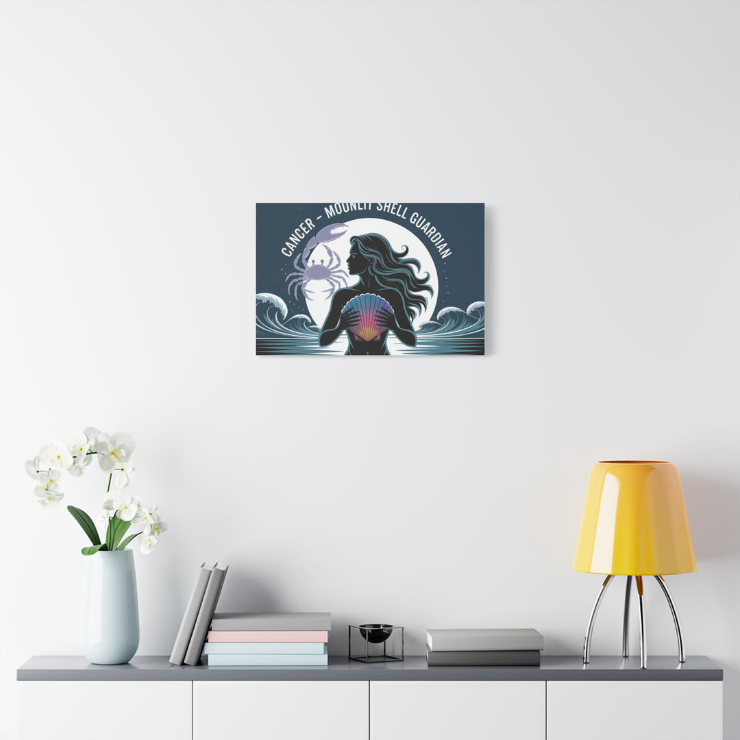 Zodiac Cancer Matte Stretched Canvas Wall Art