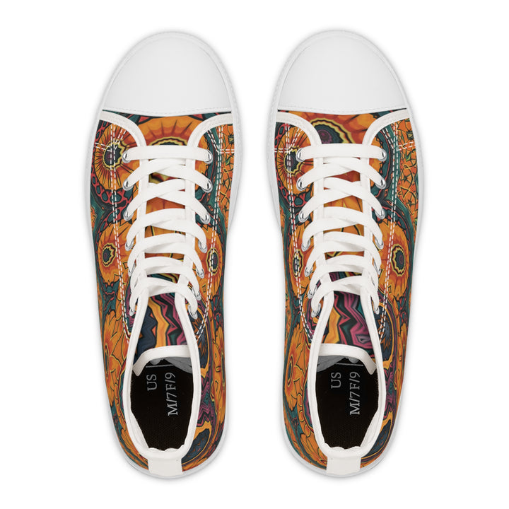 Women's High Top Sneakers - Sunshine