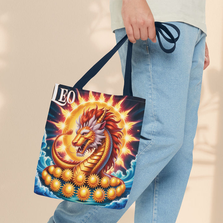 Leo Zodiac Tote Bag, Astrology Bag, Horoscope Tote, Birthday Gift, Festival Bag, Celestial Art Bag