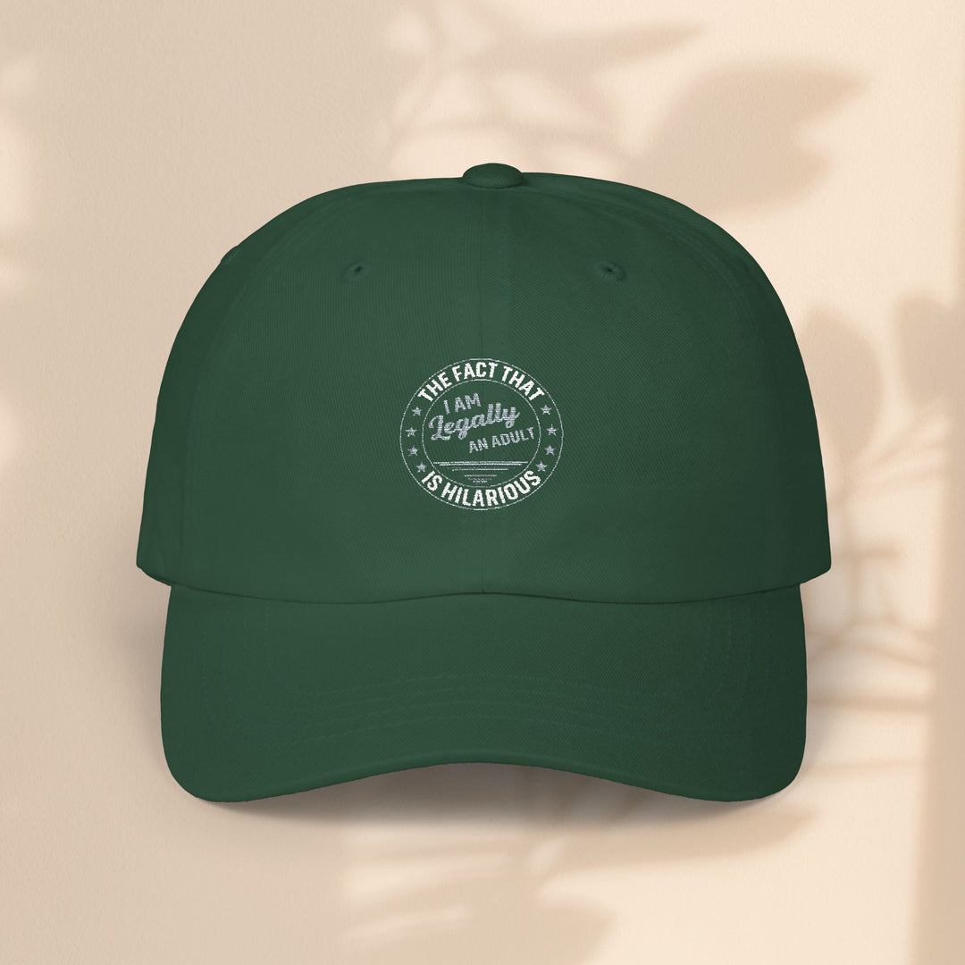 The Fact That I'm Legally An Adult is Hilarious Tactical Cap, Mens & Womens Fashion, Outdoor Gatherings, Birthday Gift, Father's Day Gift