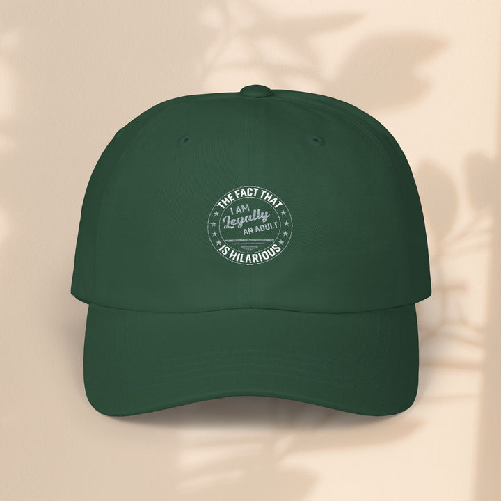The Fact That I'm Legally An Adult is Hilarious Tactical Cap, Mens & Womens Fashion, Outdoor Gatherings, Birthday Gift, Father's Day Gift