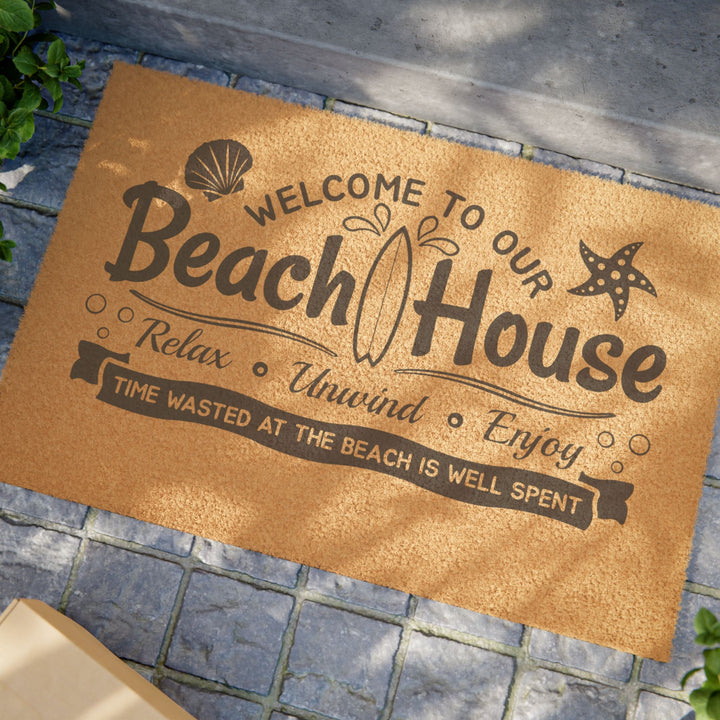 Doormat - Welcome To Our Beach House