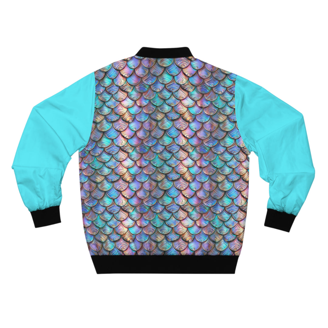 Men's Bomber Jacket  - Shiny Mer Scales