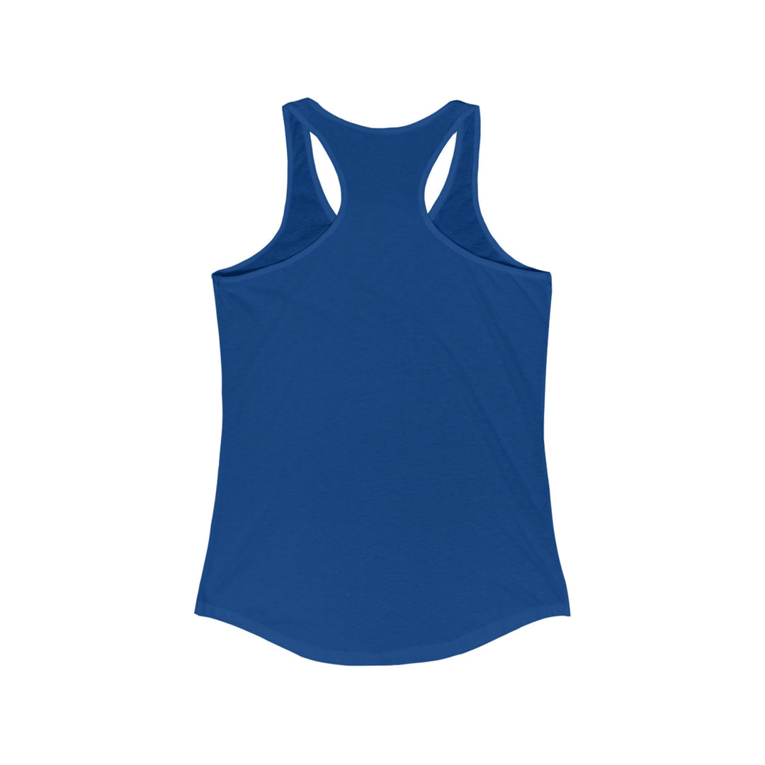 Women's Dragon Racerback Tank - Ocean Wave Design, Summer Look, Perfect for Beach, Yoga, Fitness, Gift Idea