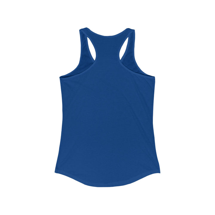 Women's Dragon Racerback Tank - Ocean Wave Design, Summer Look, Perfect for Beach, Yoga, Fitness, Gift Idea