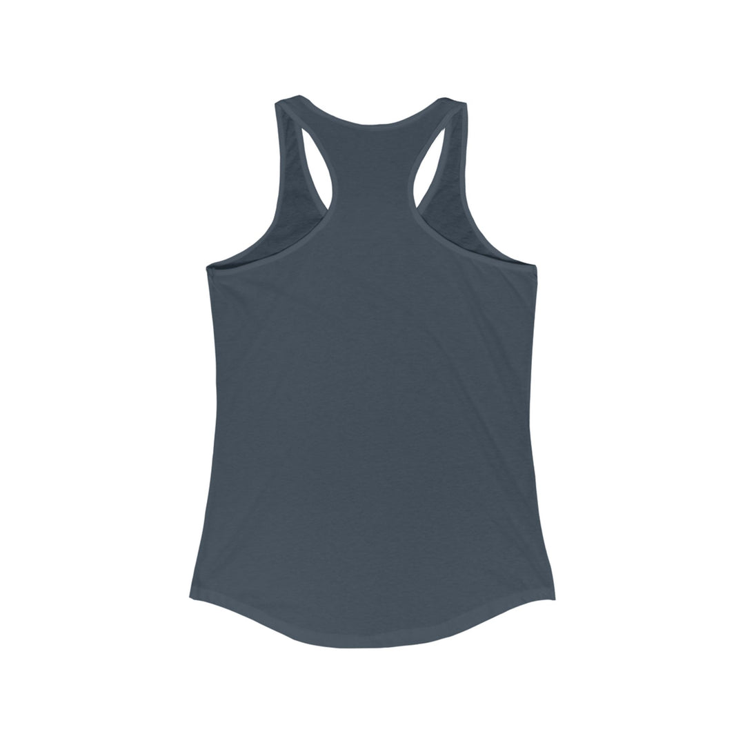 Women's Dragon Racerback Tank - Ocean Wave Design, Summer Look, Perfect for Beach, Yoga, Fitness, Gift Idea