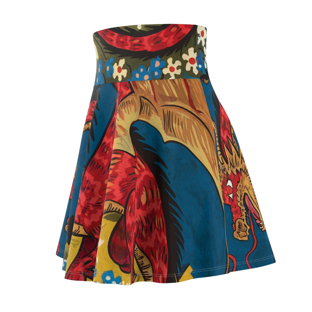 Mexican Dragon Skater Skirt