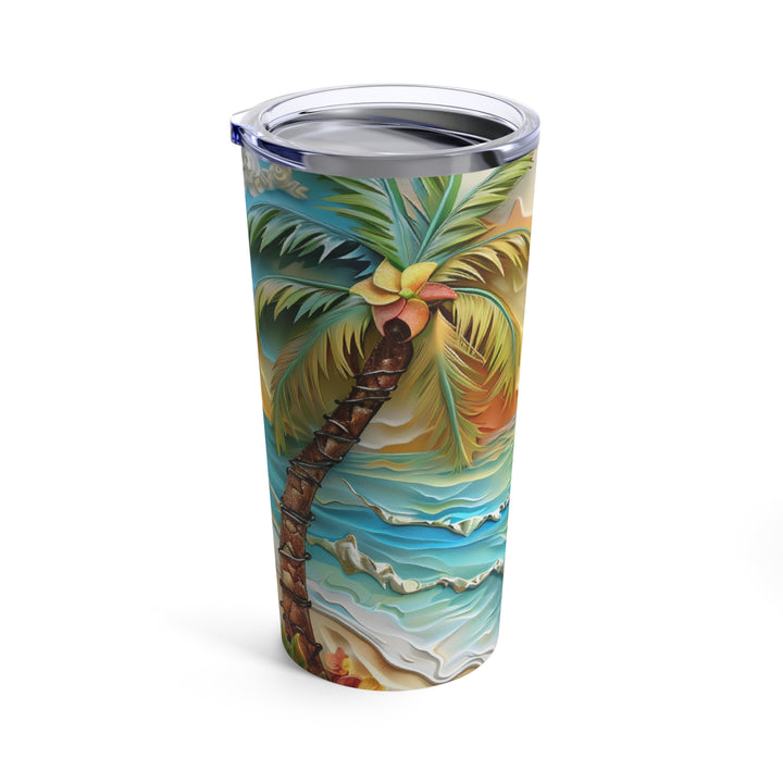 Tumbler 20oz - Florida 3D Beach