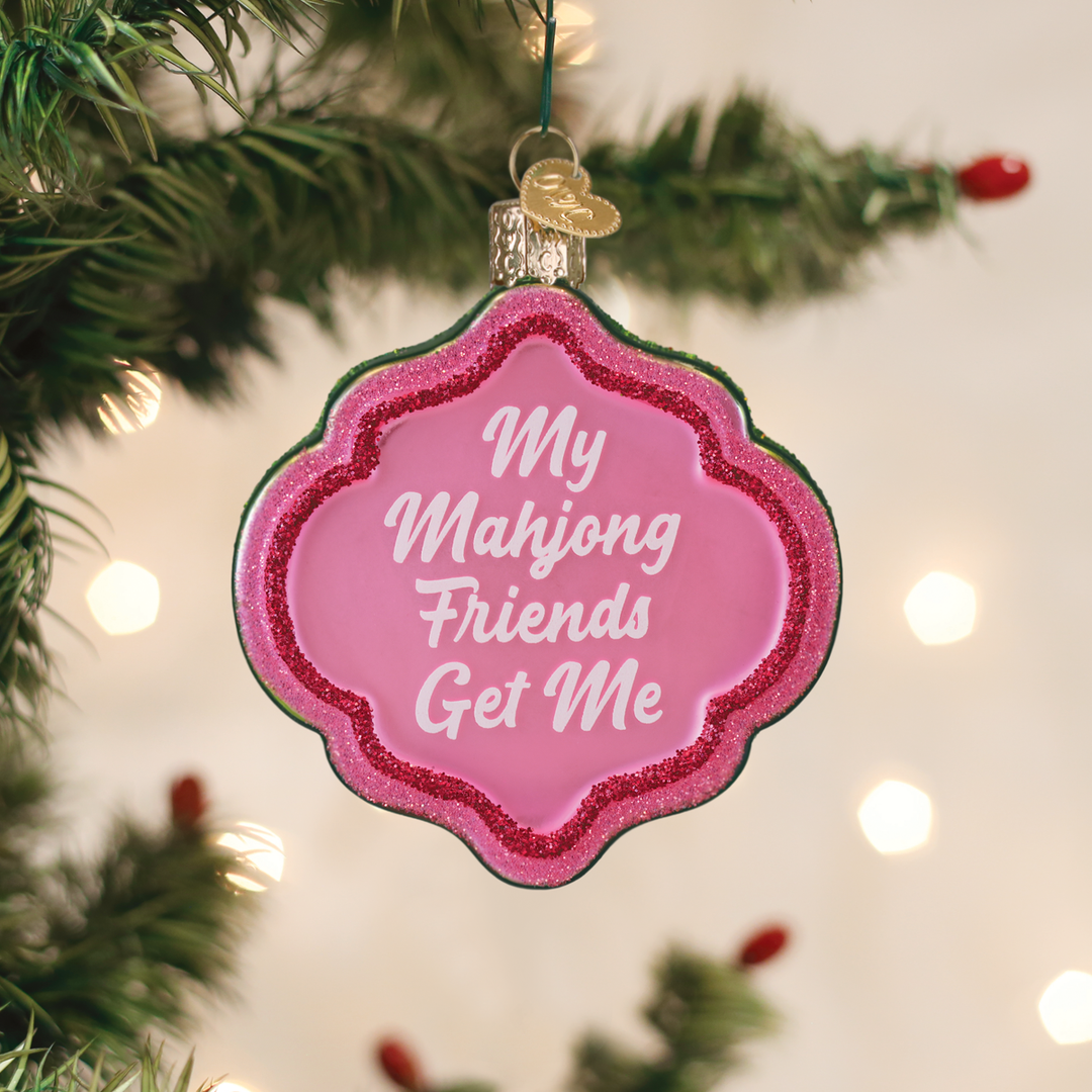 My Mahjong Friends Christmas Ornament – Mahjong Lover Gift