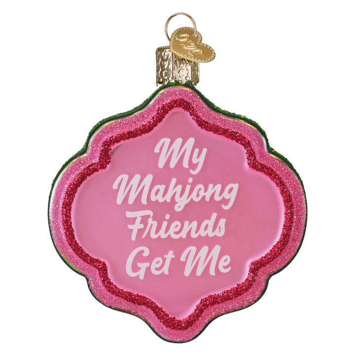 My Mahjong Friends Christmas Ornament – Mahjong Lover Gift