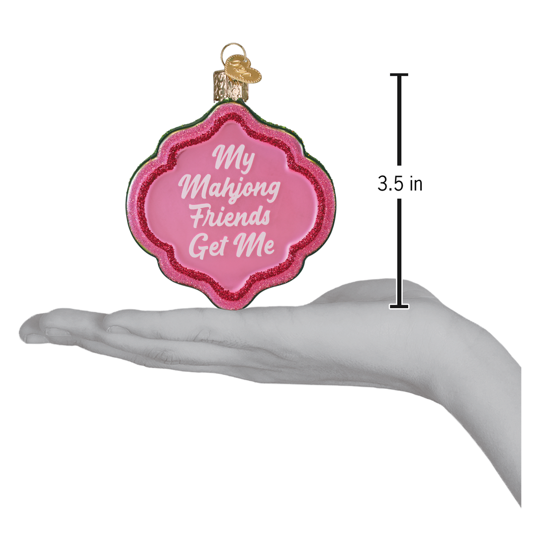 My Mahjong Friends Christmas Ornament – Mahjong Lover Gift