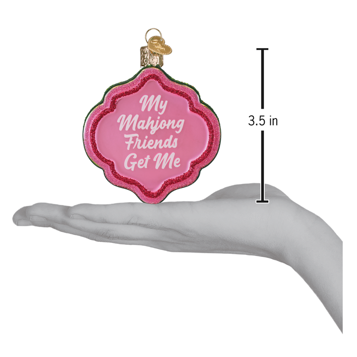 My Mahjong Friends Christmas Ornament – Mahjong Lover Gift
