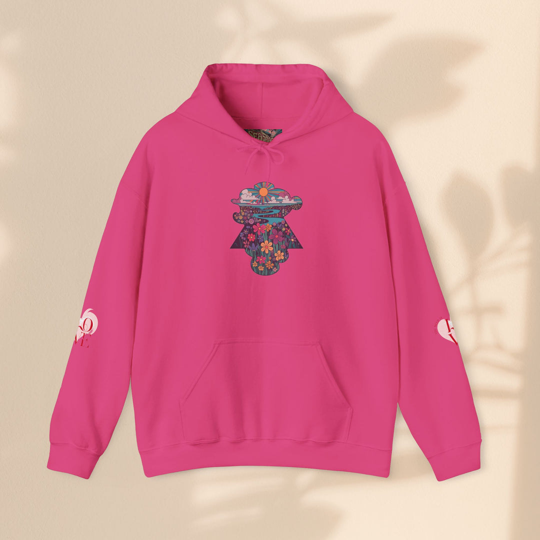 Artistic Floral Love Hoodie for Creative Souls