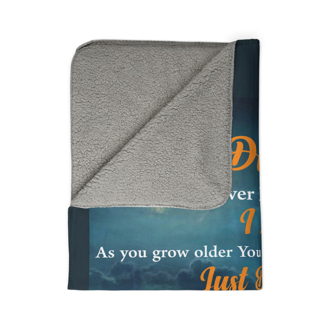 Daughter from Mom Fleece Sherpa Blanket