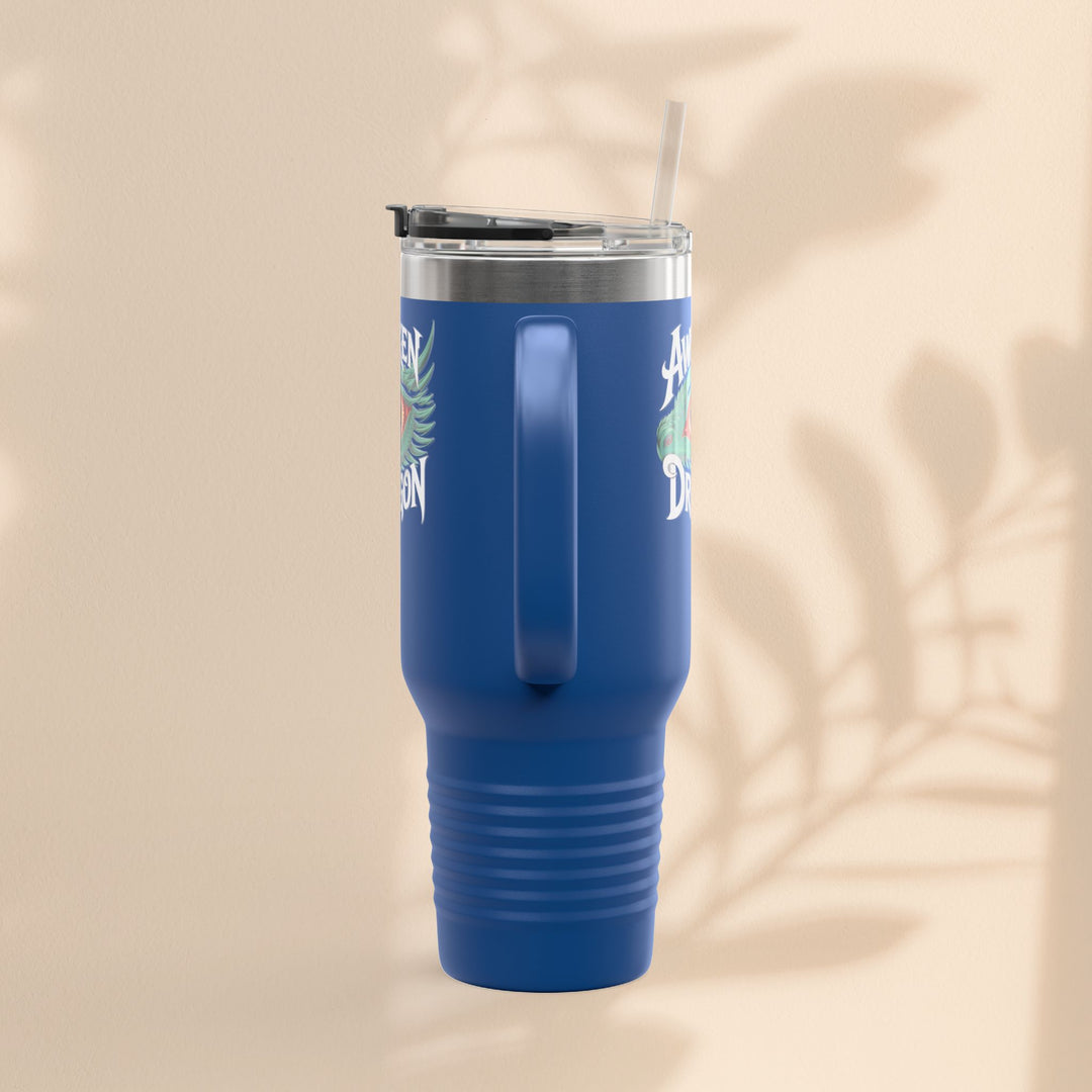 Dragon Insulated Travel Mug | 40oz | Awaken The Dragon | Perfect for Coffee Lovers, Eco-Friendly Designs