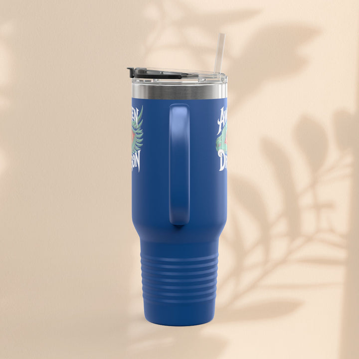 Dragon Insulated Travel Mug | 40oz | Awaken The Dragon | Perfect for Coffee Lovers, Eco-Friendly Designs