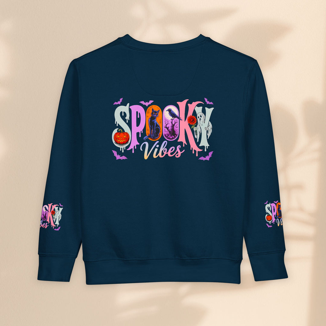Toddler Spooky Vibes Sweatshirt - Halloween Kids Outfit