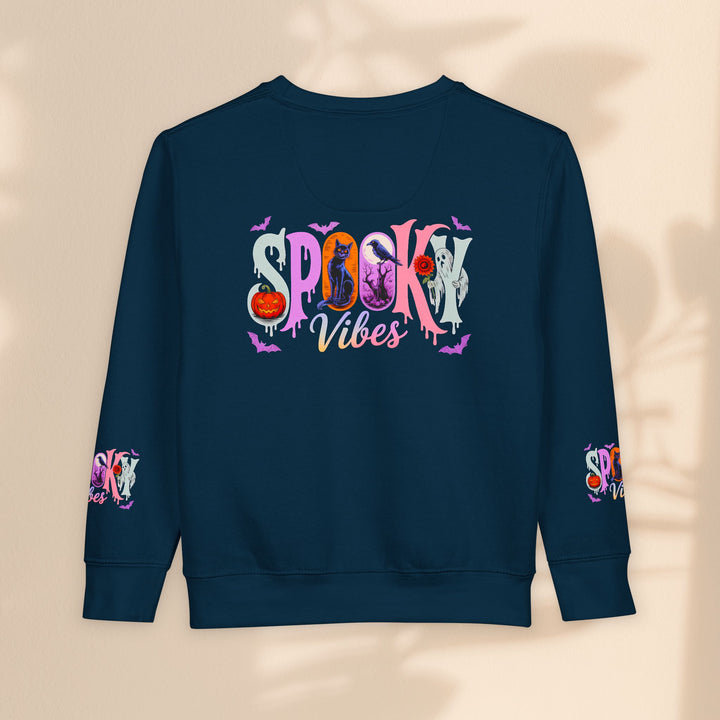 Toddler Spooky Vibes Sweatshirt - Halloween Kids Outfit