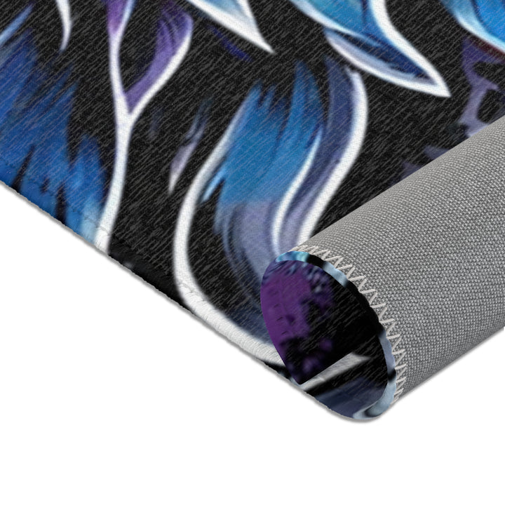 Mystical Dragon Area Rug - Bohemian Home Decor, Gift for Fantasy Lovers