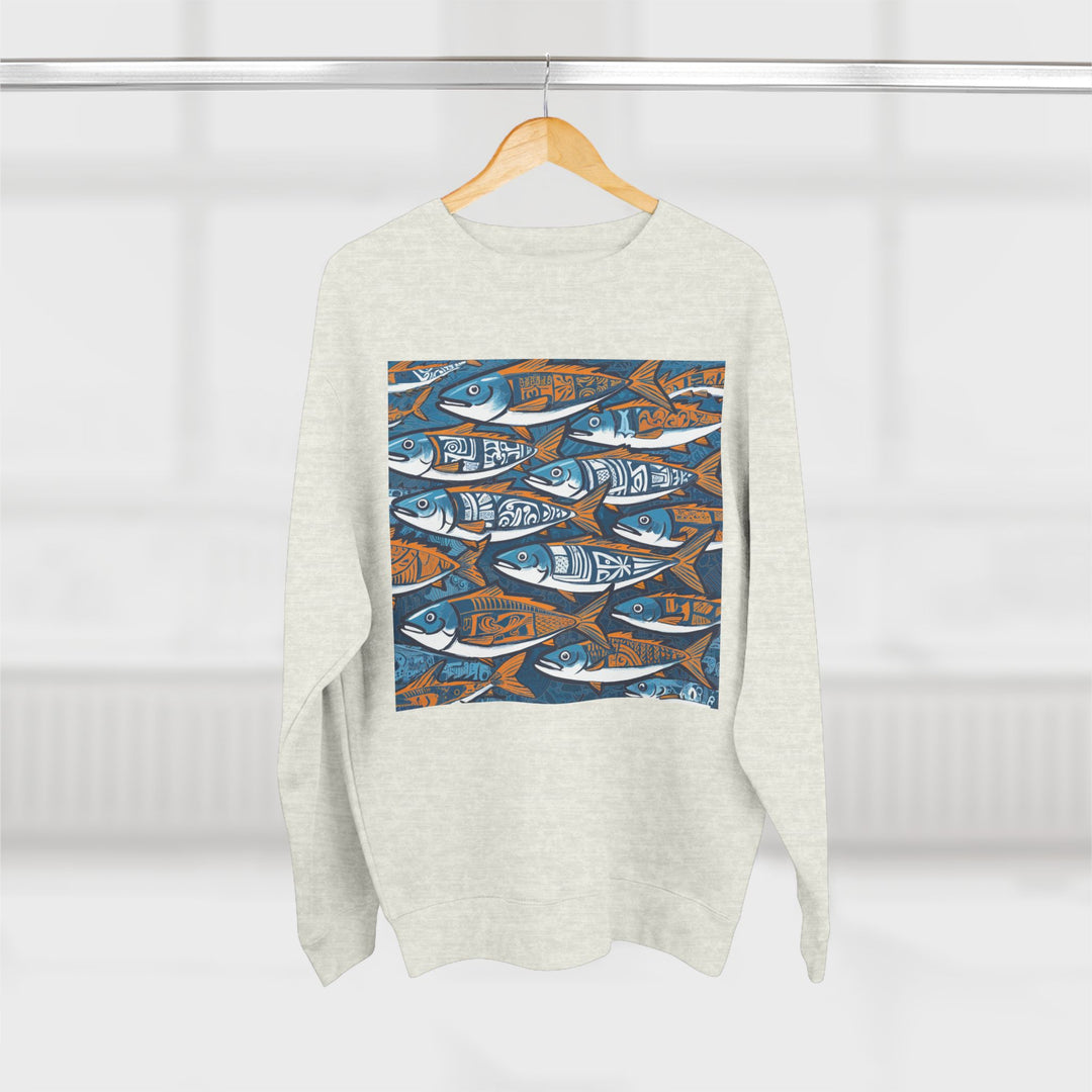 Unisex Crewneck Sweatshirt - Fish Line