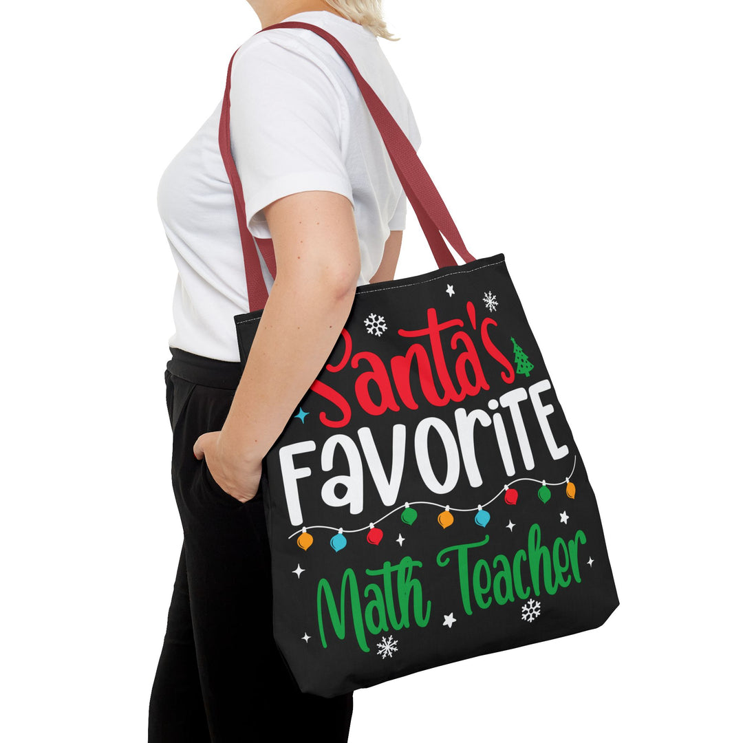 Tote Bag  - Santa's Favorite Math Teacher