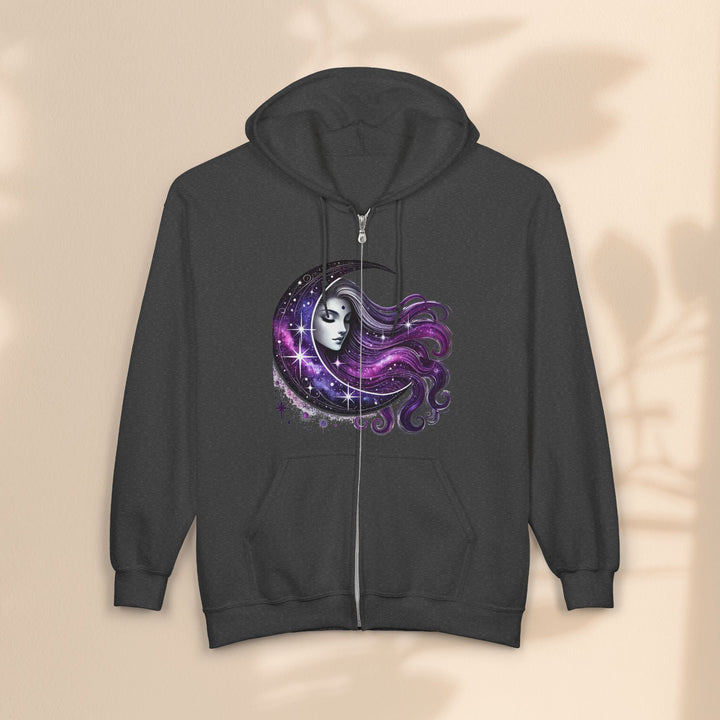 Moon Goddess - Unisex Heavy Blend™ Full Zip Hooded Sweatshirt
