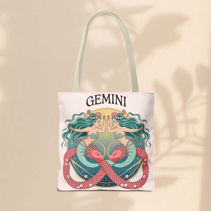 Gemini Zodiac Tote Bag, Astrological Bag, Personalized Gift, Astrology Lover, Horoscope Accessory, Birthday Present