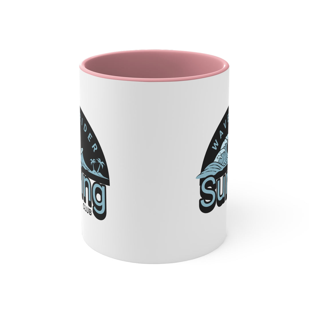 11oz Accent Mug - Wave Surfing