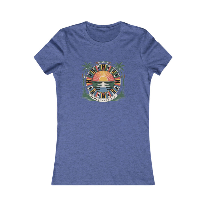 Seminole Sunset Vibes Women’s Tee – Summer Beachwear Casual Top & Vacation Style Gift