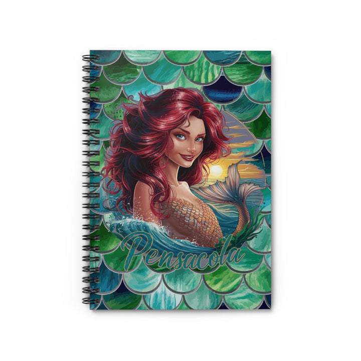 Spiral Notebook - Ruled Line - Pensacola Mermaids