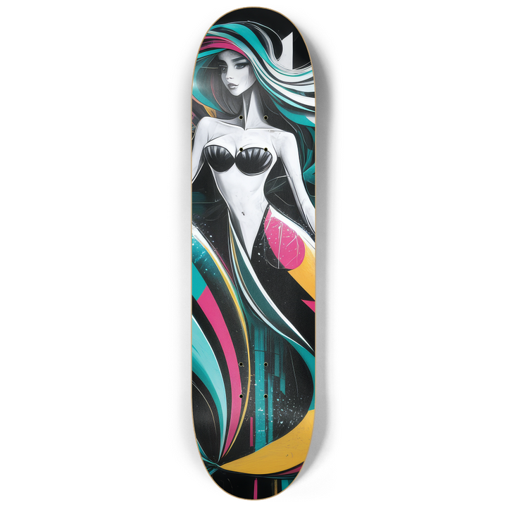 2 Skateboard Series Art - Mod Mermaids