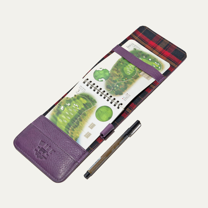 Leather Golf Yardage Book – Full-Grain Leather Scorecard Holder