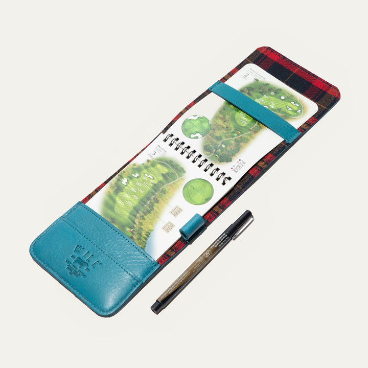 Leather Golf Yardage Book – Full-Grain Leather Scorecard Holder
