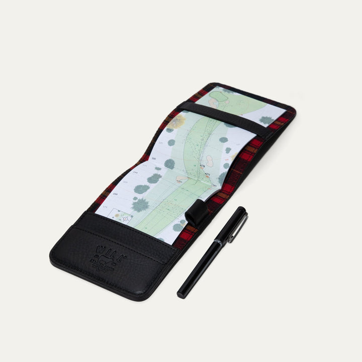 Leather Golf Yardage Book – Full-Grain Leather Scorecard Holder