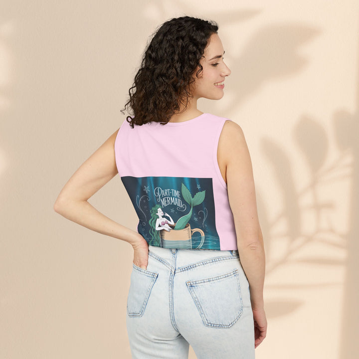 Part-Time Mermaid Unisex Tank Top, Casual Summer Tee, Cute Beachwear, Gift for Ocean Lovers, Quirky Mermaid Apparel