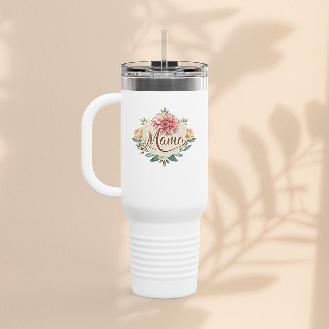 Floral Insulated Travel Mug for Moms - 40oz