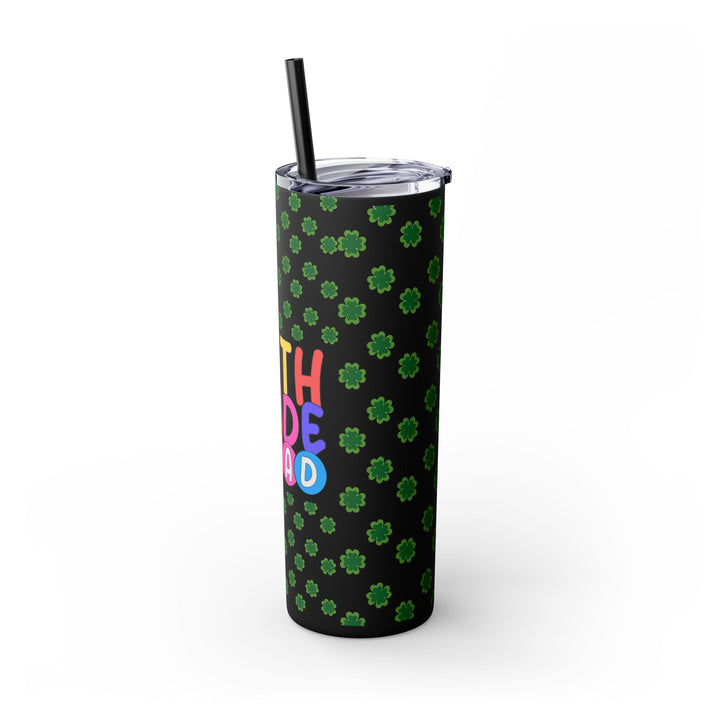 Fifth Grade Squad Colorful Skinny Tumbler with Straw, Colorful Skinny Tumbler with Straw, 20oz, Back to School Gift,