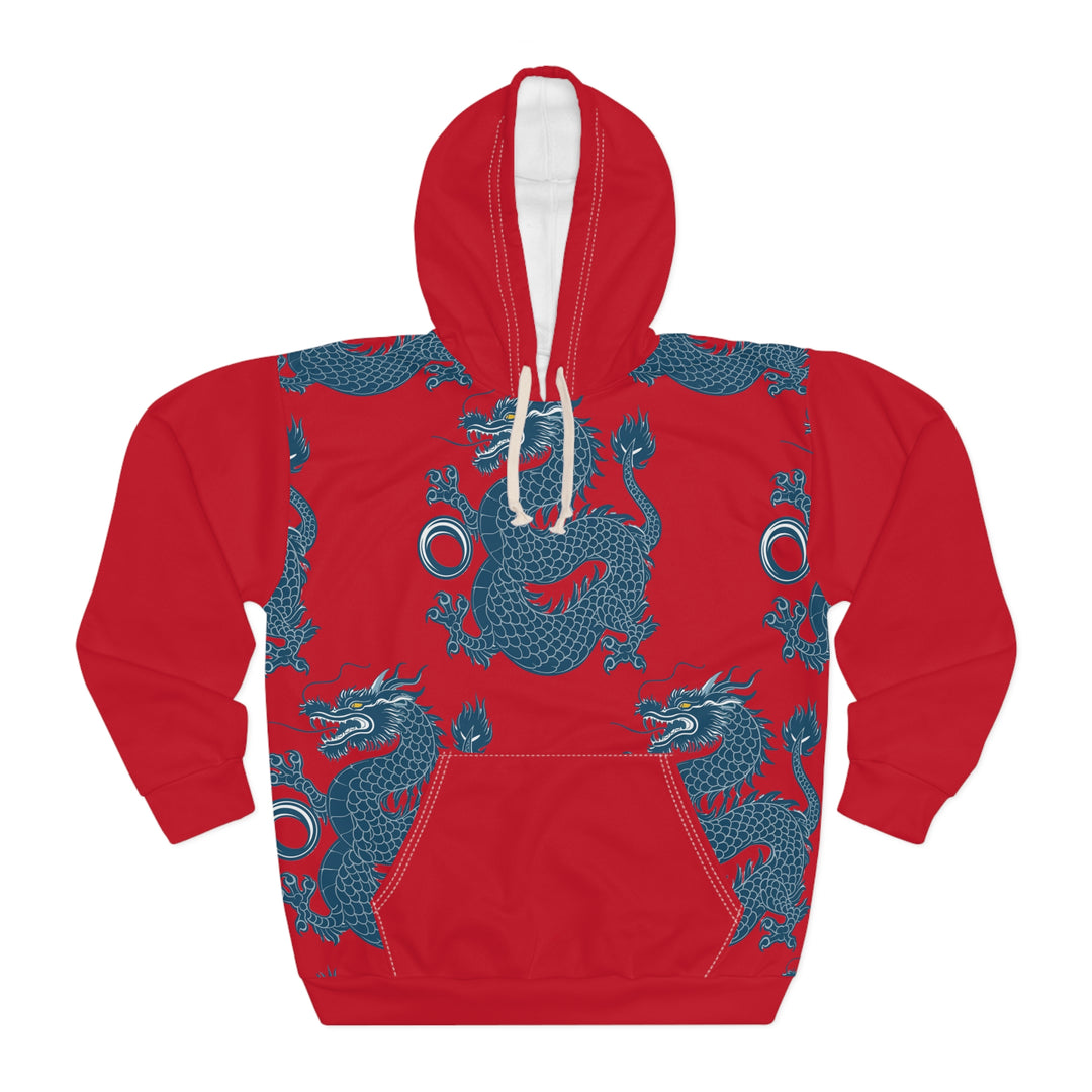 Unisex Pullover Hoodie - Azure Dragon