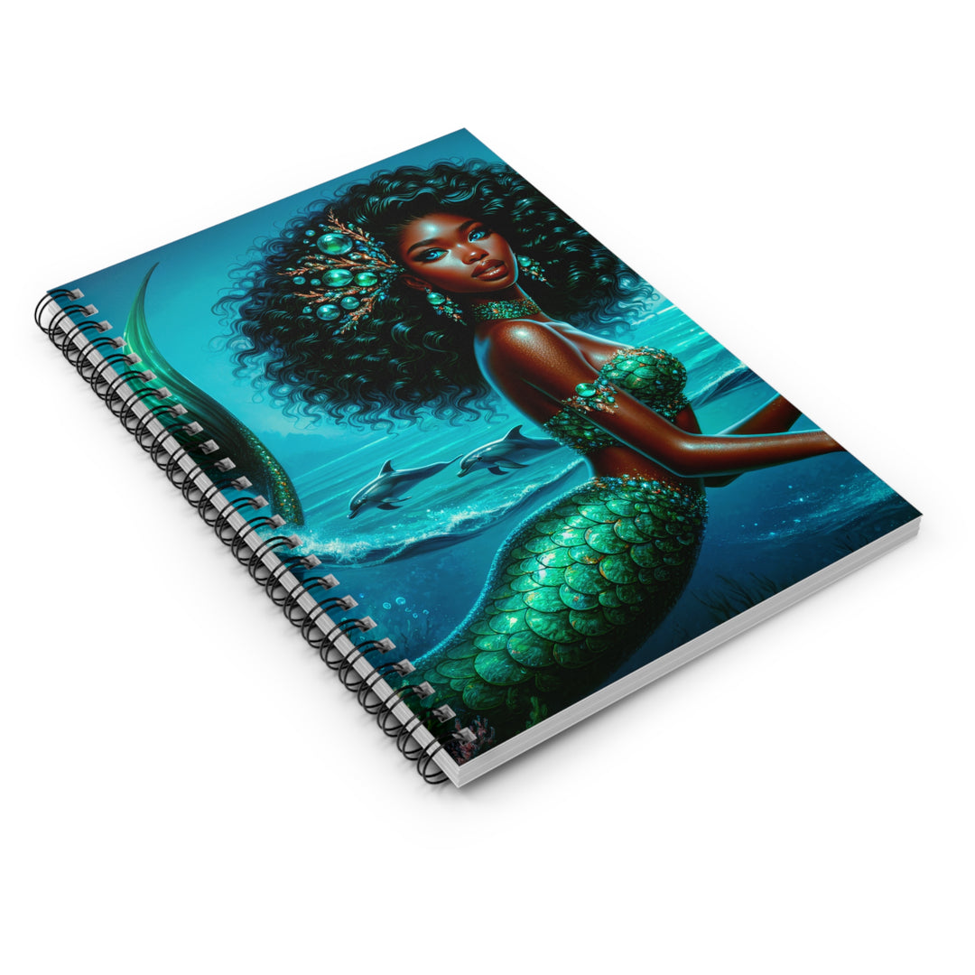 Spiral Notebook - Ruled Line - Mermaid Life