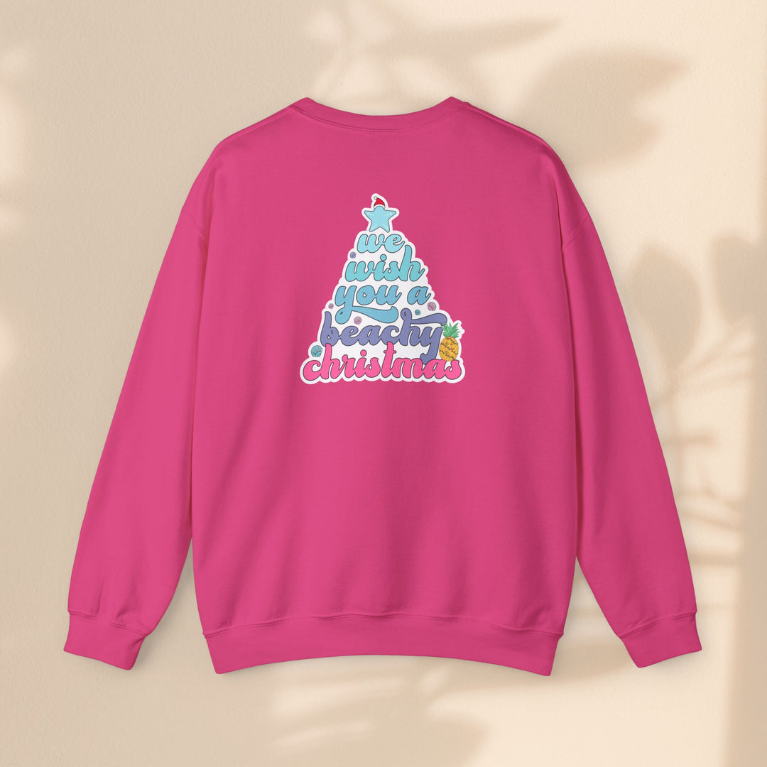 Unisex Heavy Blend™ Crewneck Sweatshirt - Beachy Christmas