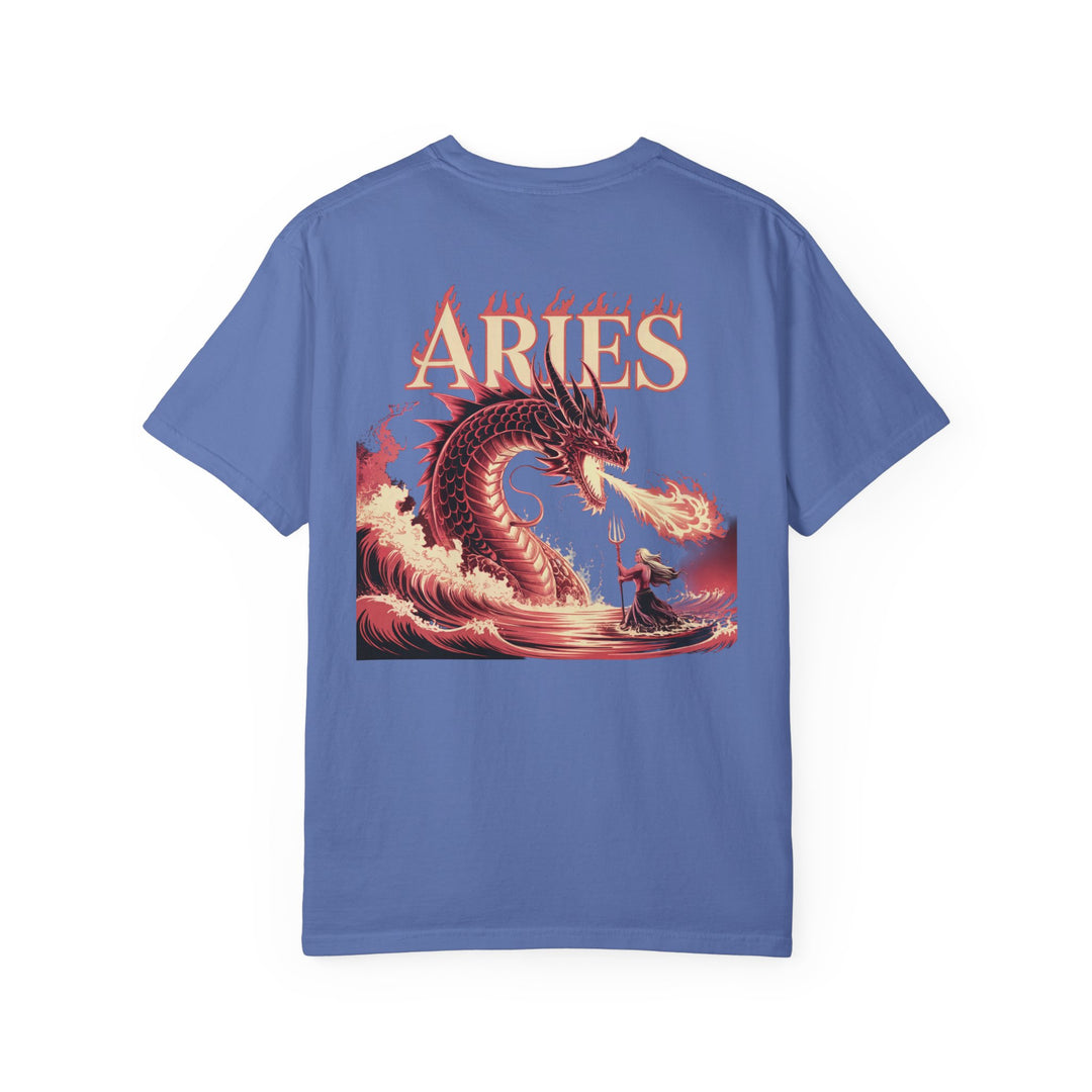 Aries Graphic T-Shirt: Unisex Astrology Tee, Zodiac Shirt for Birthdays & Everyday Wear, Perfect Gift for Aries Friends