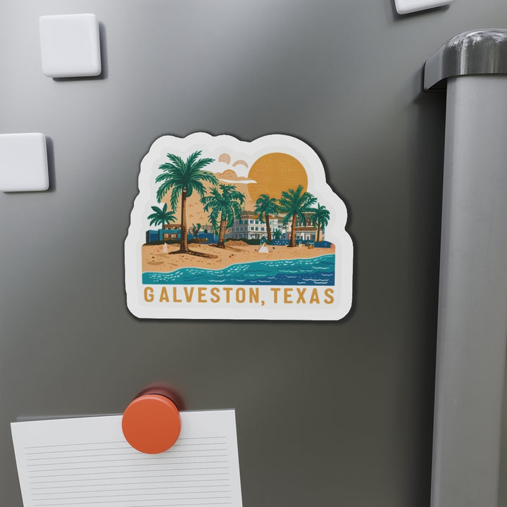 Die-Cut Magnets - Galveston Texas