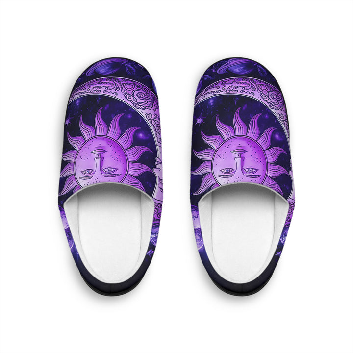 Women's Indoor Slippers - Purple Moon