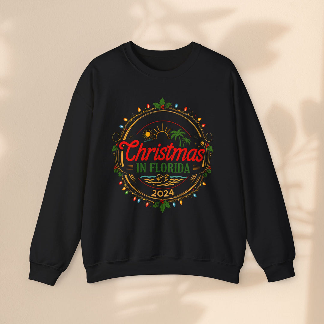 Unisex Heavy Blend™ Crewneck Sweatshirt - Christmas in Florida