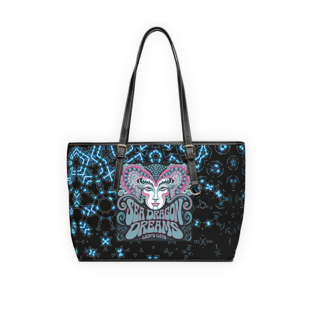 PU Leather Shoulder Bag - Sea Dragon Dreams