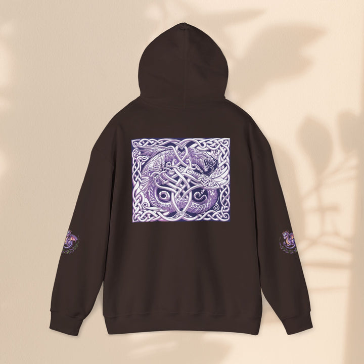 Celtic Dragon Hoodie, Gift for Fantasy Lovers