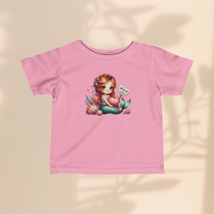 Infant Fine Jersey Tee - Mermaid At Heart