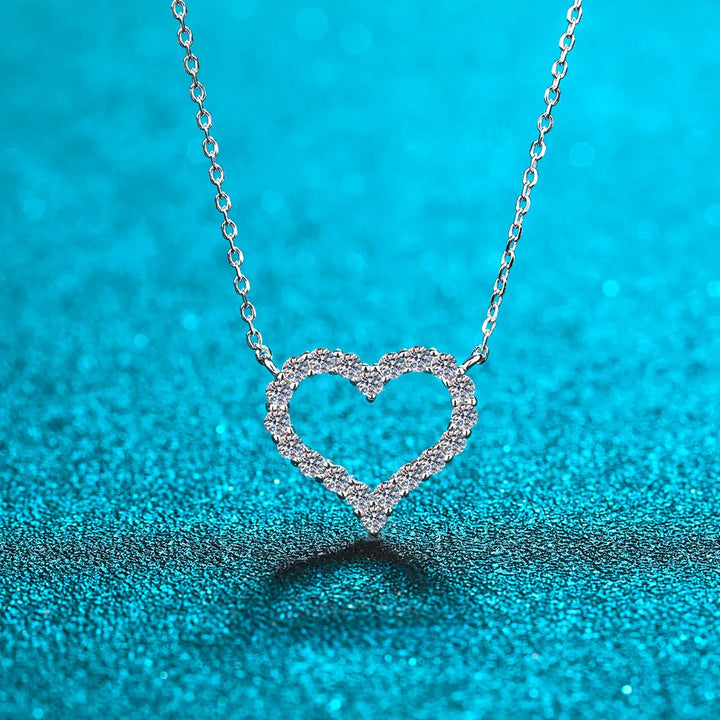Sparkala™ 925 Sterling Silver Heart Shape Necklace